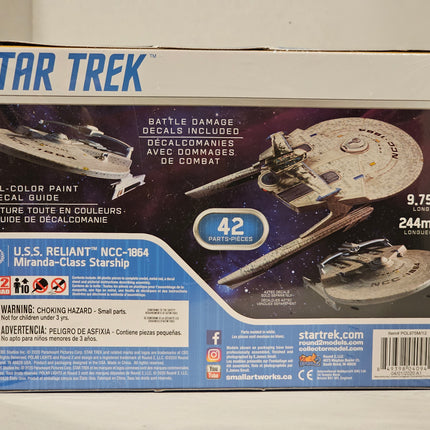Star Trek USS Reliant NCC-1964 Snapit Model Kit