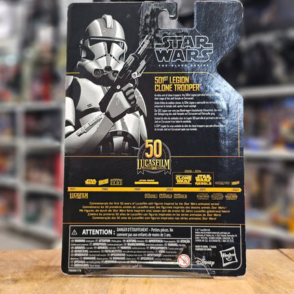 Star Wars The Black Series Archive 501st Legion Clone Trooper: The Clone Wars Lucasfilm 50th Anniversary Action Figure