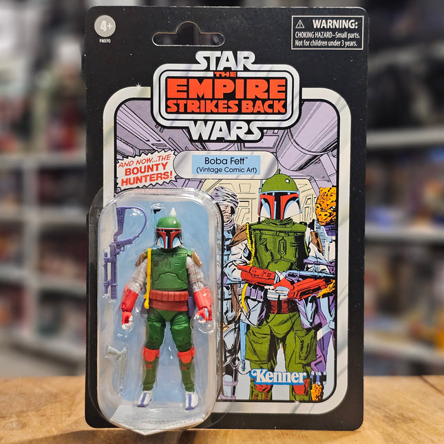Star Wars The Vintage Collection The Empire Strikes Back Boba Fett Vintage Comic Art
