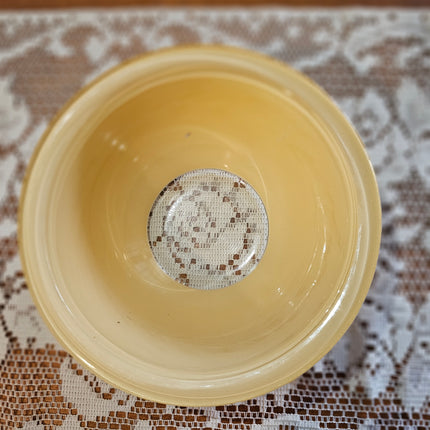Vintage Set of 3 Glass Pyrex Pastel Clear Bottom Nesting Mixing Bowls