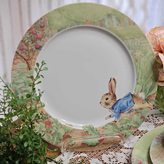 Peter Rabbit Green Meadow by Zrike Dinner Plate - Set of 2