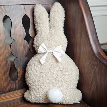 Medium Brown Standing Bunny Pillow