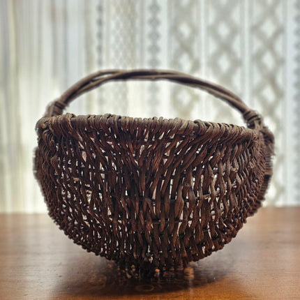 Vintage Hand Woven Grapevine Basket