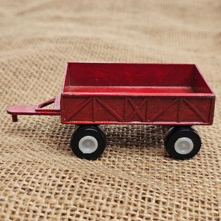 Tootsie Toy International Red Farm Trailer Cart Wagon 1/64 Scale