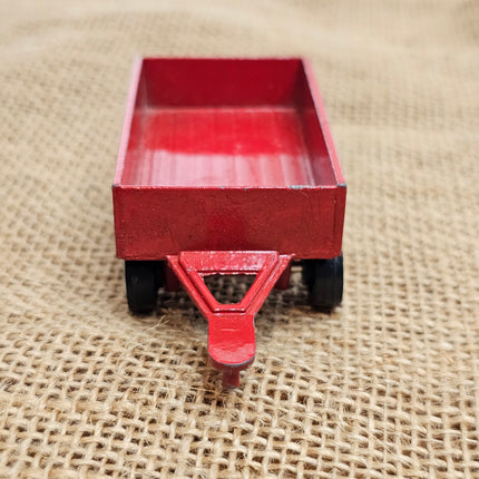 Tootsie Toy International Red Farm Trailer Cart Wagon 1/64 Scale