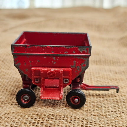 ERTL Unverferth Red Gravity Feed Wagon 1/64 Scale - Paint Wear