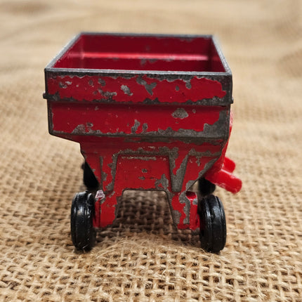 ERTL Unverferth Red Gravity Feed Wagon 1/64 Scale - Paint Wear