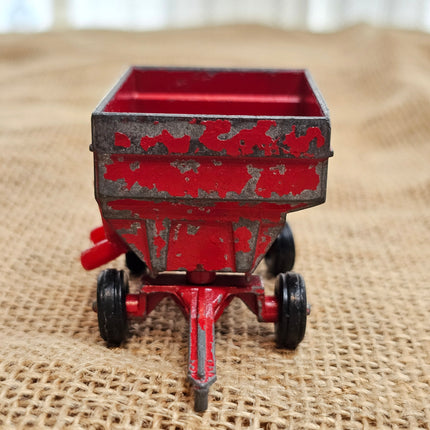 ERTL Unverferth Red Gravity Feed Wagon 1/64 Scale - Paint Wear