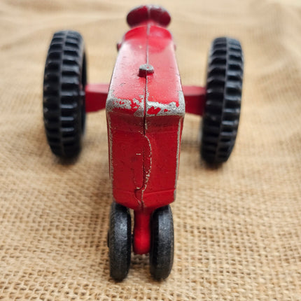 Vintage 1950's Die Cast Metal Toy Tractor