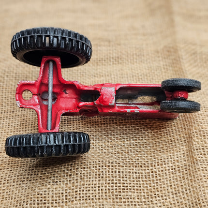 Vintage 1950's Die Cast Metal Toy Tractor