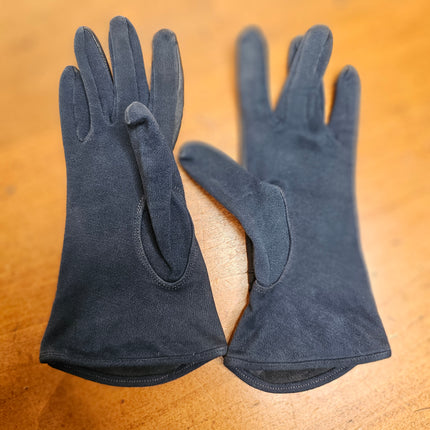 Vintage Navy Blue Maidwell Women's Gloves Set