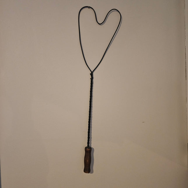 Vintage Heart Shaped Rug Beater