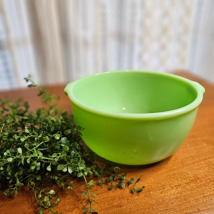 Vintage 9" Jadeite Mixer Bowl With Handles