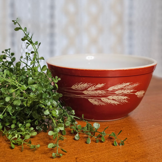 Vintage Pyrex Autumn Harvest 402 7" Nesting Mixing Bowl