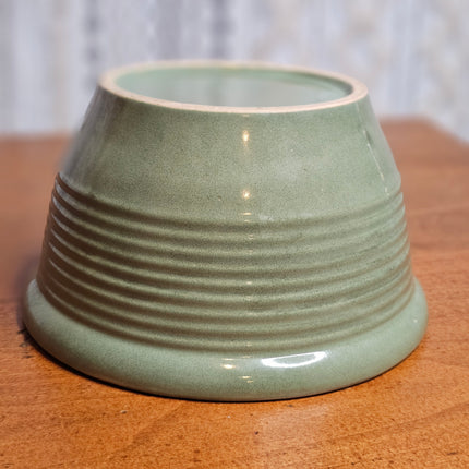 8" Green Stoneware Mixing Bowl