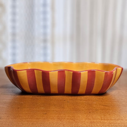 Southern Living At Home Gail Pittman Sienna Ceramic Ruffled Serving Bowl