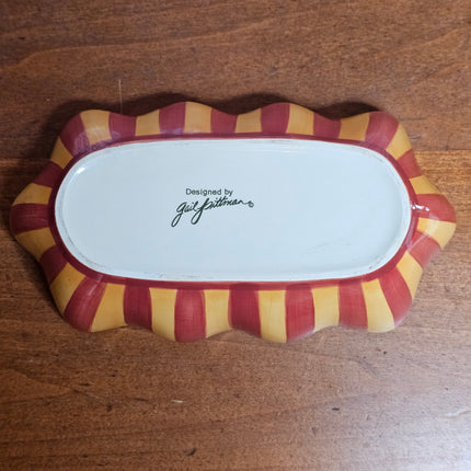 Southern Living At Home Gail Pittman Sienna Ceramic Ruffled Serving Bowl