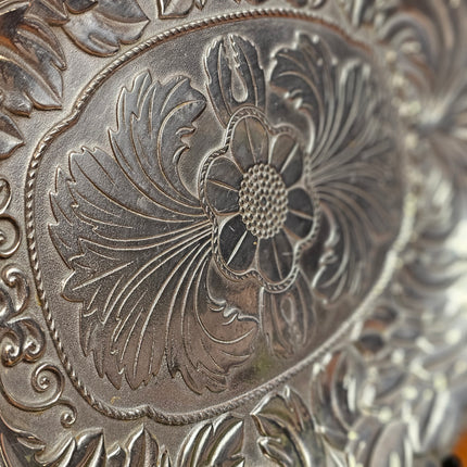 Wilton Armetale Acanthus Large Oval Pewter Serving Tray