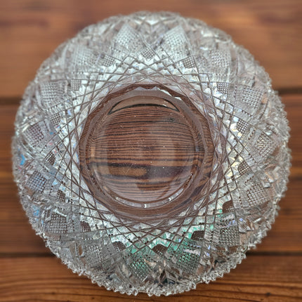11" Cut Glass Bowl