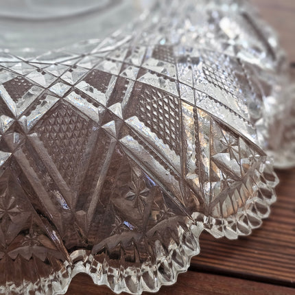 11" Cut Glass Bowl