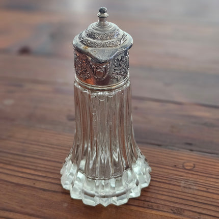 Vintage Silver Plated and Glass Carafe Pitcher