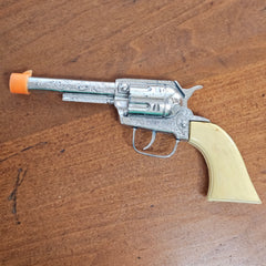 Vintage Pony Boy Cap Gun Pistol Die Cast Western Cowboy Toy