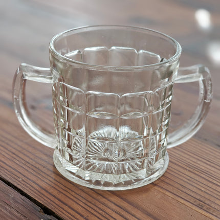 Hazel Atlas Glass Cream and Sugar Set