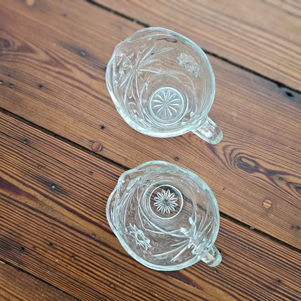 Anchor Hocking Star of David Glass Creamer