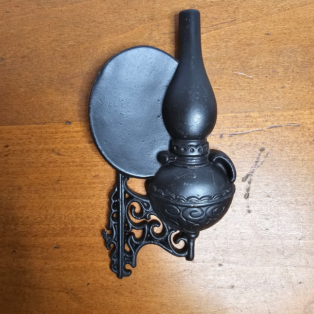 Vintage Sexton Cast Metal Oil Lamp Wall Decor