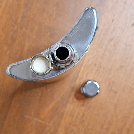 Vintage Hammered Tin Flask