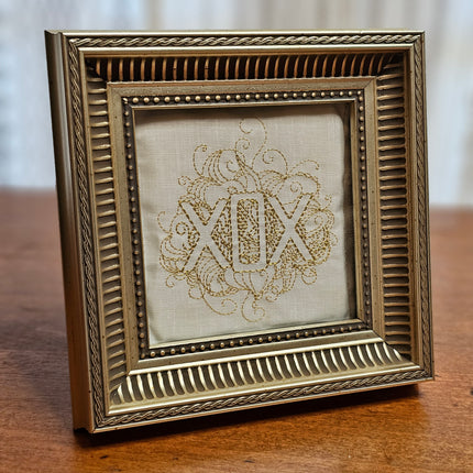 XOX Framed Embroidery