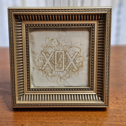 XOX Framed Embroidery