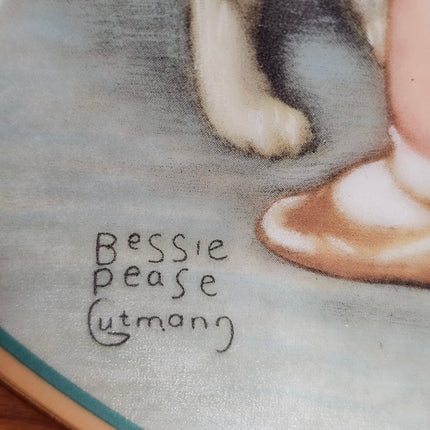 Vintage 1986 Bessie Pease Sympathy Collector's Plate