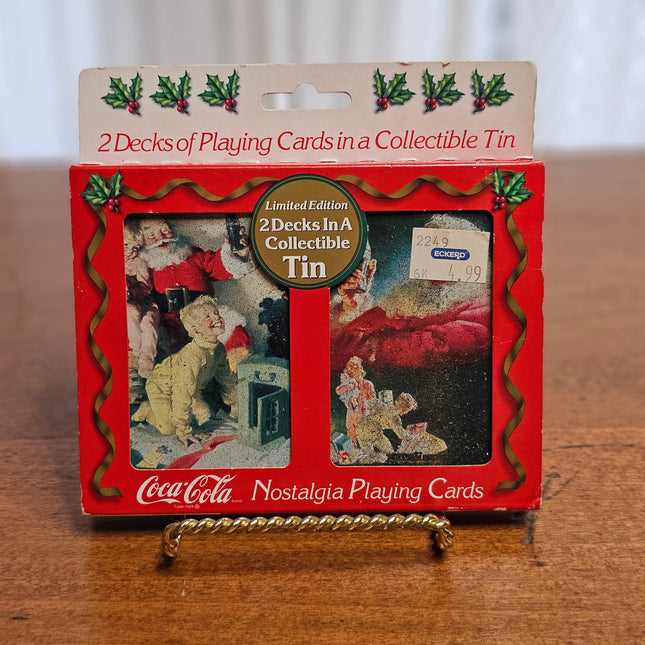 1996 Limited Edition Coca-Cola Nostalgia Playing Cards Set