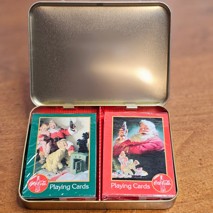 1996 Limited Edition Coca-Cola Nostalgia Playing Cards Set