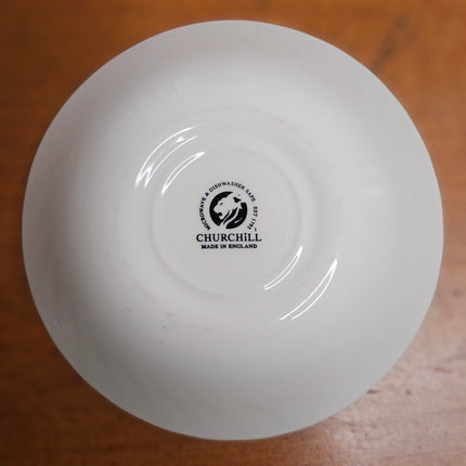 6.5" Churchill The Brook Pink Transferware Cereal Bowl