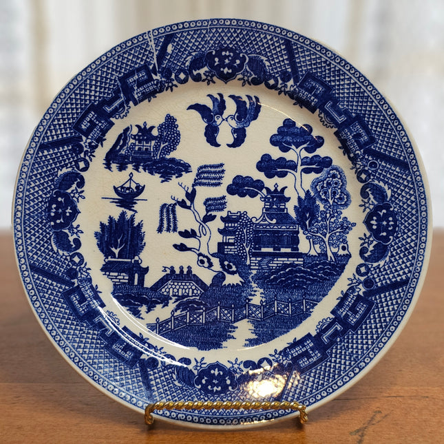 9.5" Blue Willow Dinner Plate