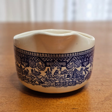Blue Willow Royal China Lidded Sugar and Creamer Set