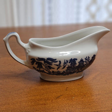 Blue Willow Churchill Gravy Boat