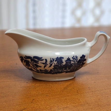 Blue Willow Churchill Gravy Boat