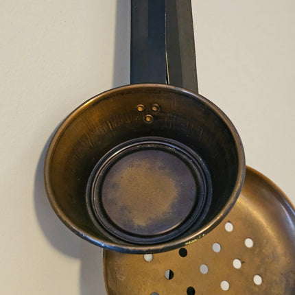 Set of 3 Copper and Wrought Iron Decorative Tool Set