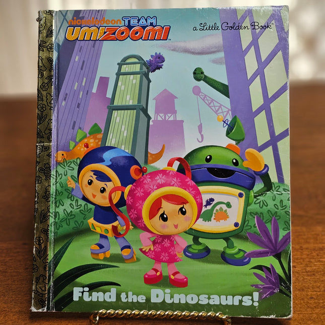Little Golden Book | Team Umizoomi Find the Dinosaurs!