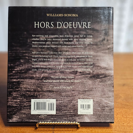 Williams Sonoma Hors D'oeuvre Cookbook