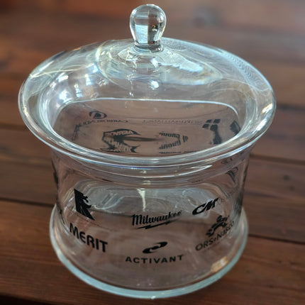 Customized Tool Advertisement Lidded Glass Jar