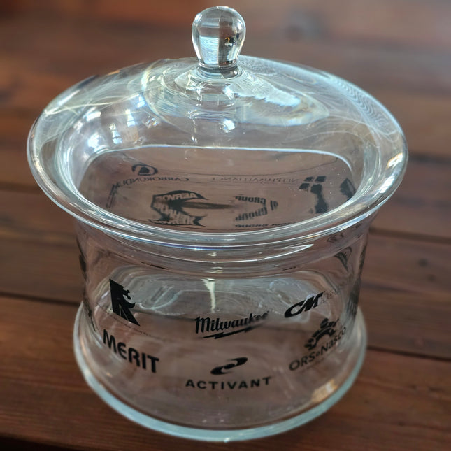 Customized Tool Advertisement Lidded Glass Jar