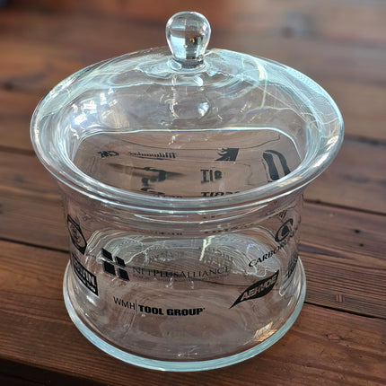 Customized Tool Advertisement Lidded Glass Jar