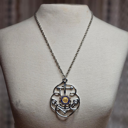 US Coast Guard Auxiliary Necklace
