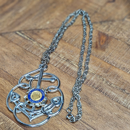 US Coast Guard Auxiliary Necklace