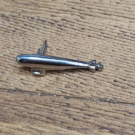 Vintage Submarine Tie Lapel Pin