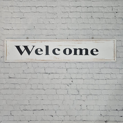 Wooden Welcome Sign